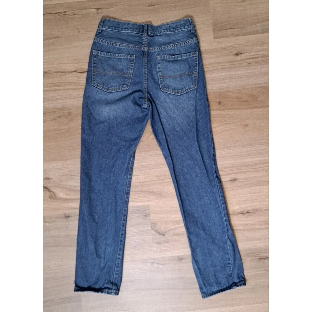 Children's PLACE Boys Jeans-Medium Wash -Straight Leg-Adjustable Waist -Size 12
